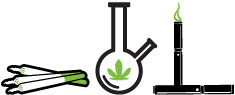 Marijuana can be inhaled